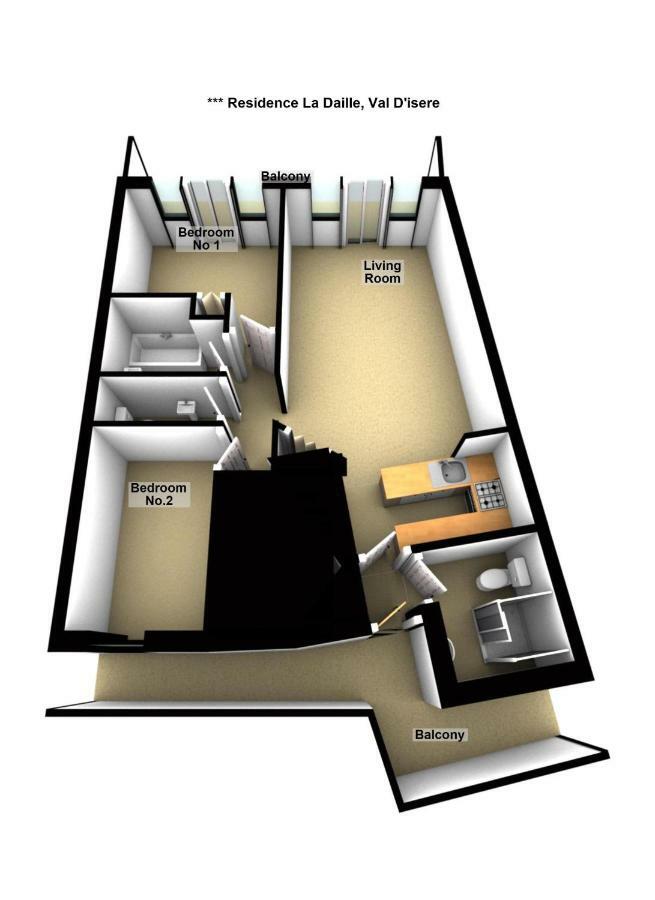 Les Balcons De Bellevarde Val-dʼIsère Zewnętrze zdjęcie